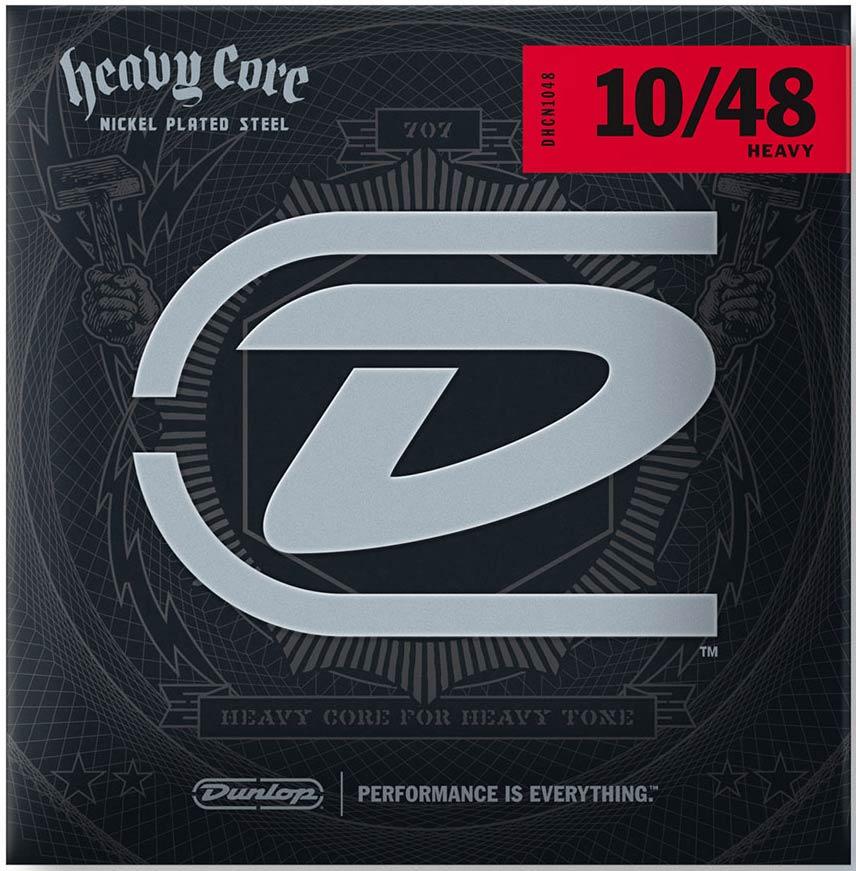 Струни для електрогітар Dunlop DHCN1048 HEAVY CORE ELECTRIC GUITAR STRINGS (10-48), фото 1