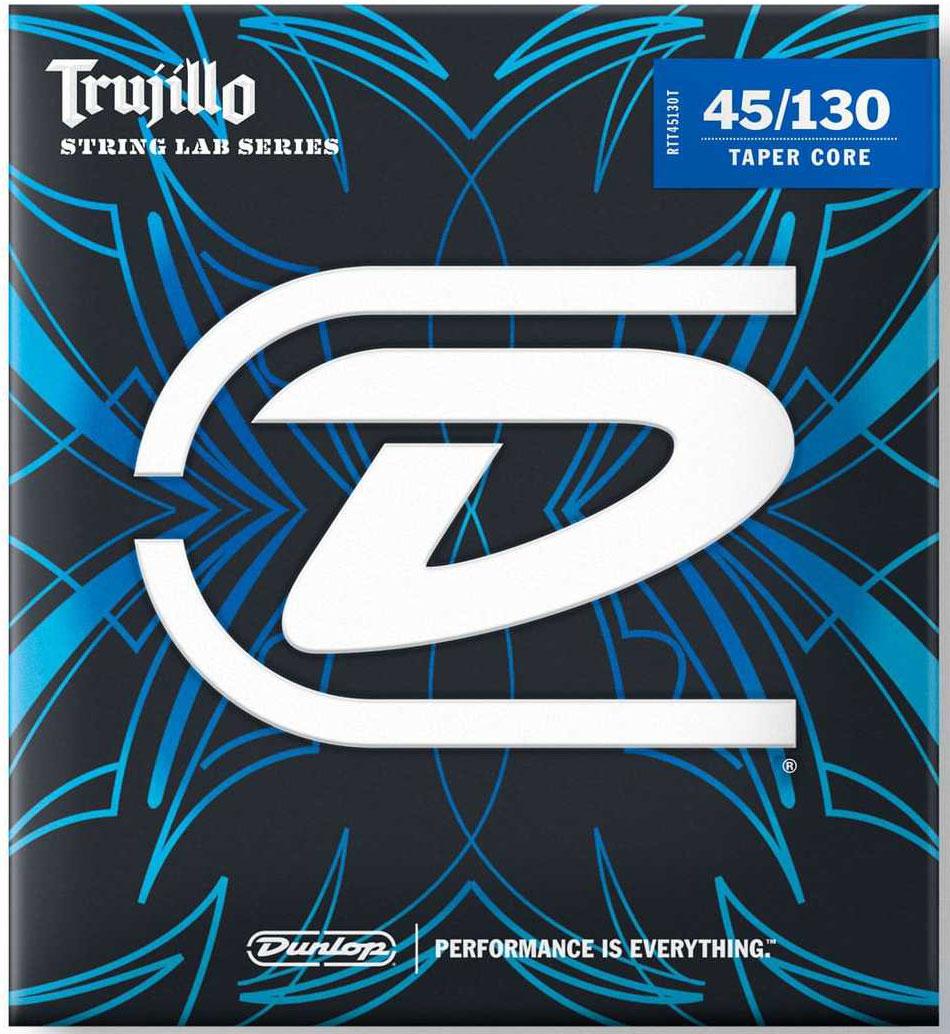 Струни для бас-гітари Dunlop RTT45130T ROBERT TRUJILLO STAINLESS STEEL TAPERED BASS (45-130), фото 1