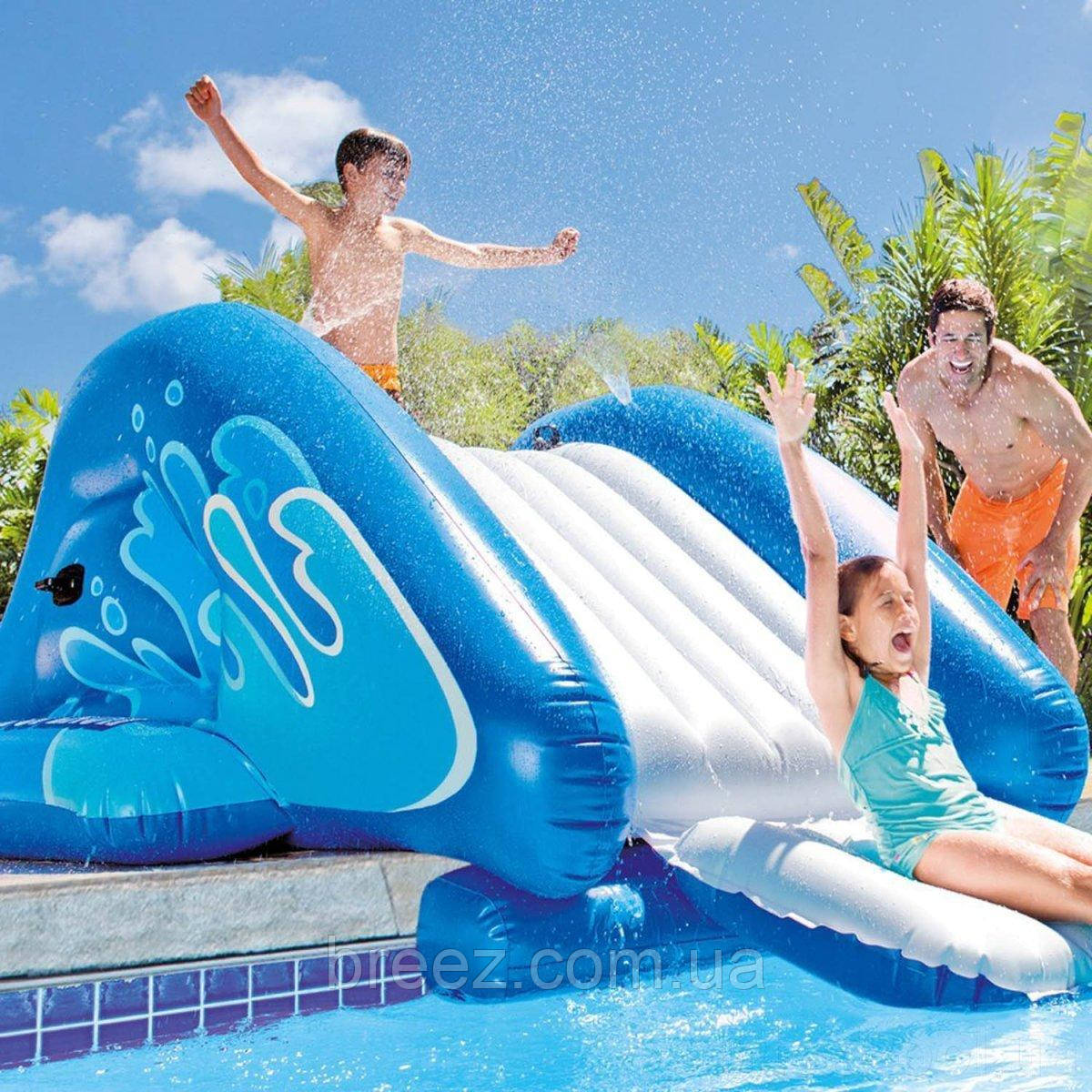 Надувной игровой центр водная горка Intex 58849 Water Slide 333 х 206 х 117 см - фото 6 - id-p1875908759