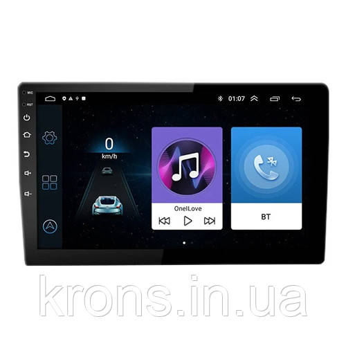 Автомагнітола 9" 2/32 ГБ Android 11 Wi-Fi GPS 2xUSB 2 DIN 4x60 Вт, K802