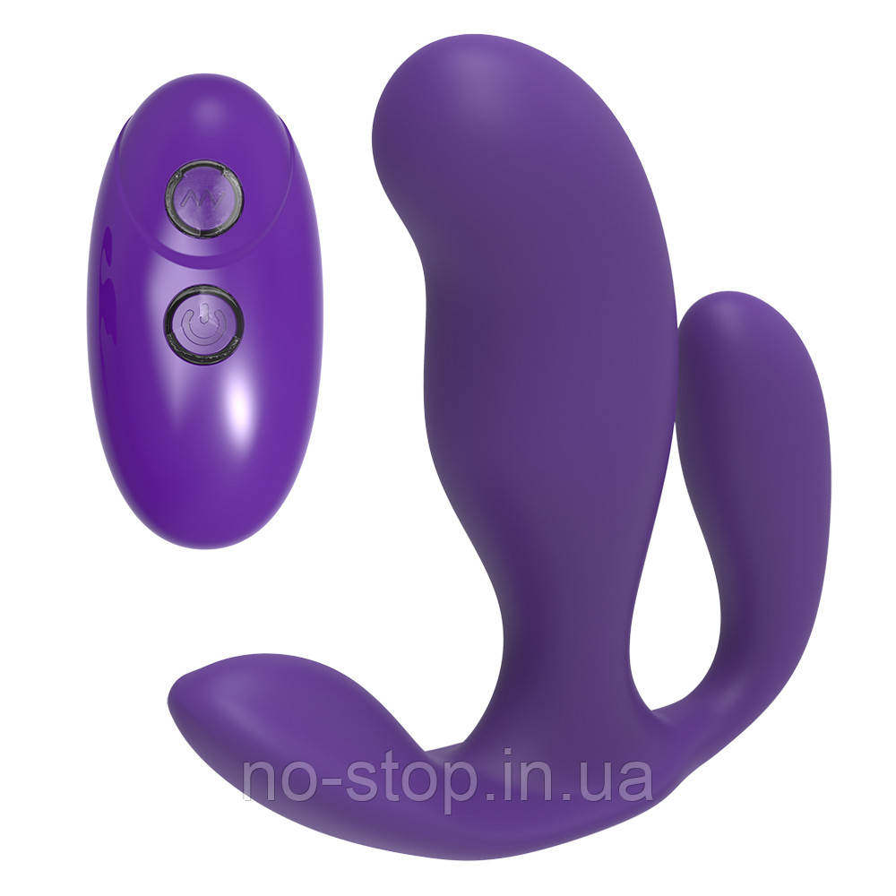 Hi-tech вібратор з потрійною стимуляцію Wish purple