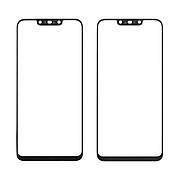 Скло тачскрина c OCA плівкою HUAWEI P Smart Plus (2018)/Nova 3i чорне, з олеофобним покриттям, загартоване