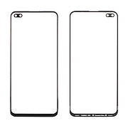 Скло тачскрина c OCA плівкою REALME 6 Pro чорне, з олеофобним покриттям, загартоване