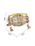 Конструктор деревянный Robotime LC801, пазлы «Настольные часы с календарем»