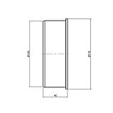 Заглушка PPR каналізаційна TA Sewage 110, фото 2