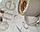 Вініловий кухонний фартух Чашка Кава (наклейка для кухні ПВХ плівка скіналі) зерна Напої Бежевий 60х200 см, фото 7