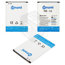 Акумулятор (АКБ, батарея) NB-54 для Nomi i504 Dream, 2000 mAh, оригінал