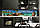 Вініловий кухонний фартух Тропічний пляж (наклейка для кухні ПВХ плівка скіналі) скелі пальми Море Блакитний, фото 2