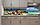 Вініловий кухонний фартух Тропічний пляж (наклейка для кухні ПВХ плівка скіналі) скелі пальми Море Блакитний, фото 4