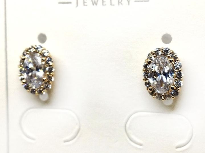 Сережки жіночі зі стразами XuPing, фото 1