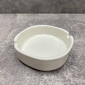 Попільничка порцелянова 10 см Stenson MC3236 White