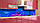 Вініловий кухонний фартух Підводний світ Дельфін (наклейка для кухні ПВХ плівка скіналі) Море Синій 60х200 см, фото 3