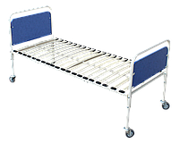 Общебольничная передвижная кровать односекционная для лежачих больных и инвалидов ЛЗ.1.1.1.1.Д
