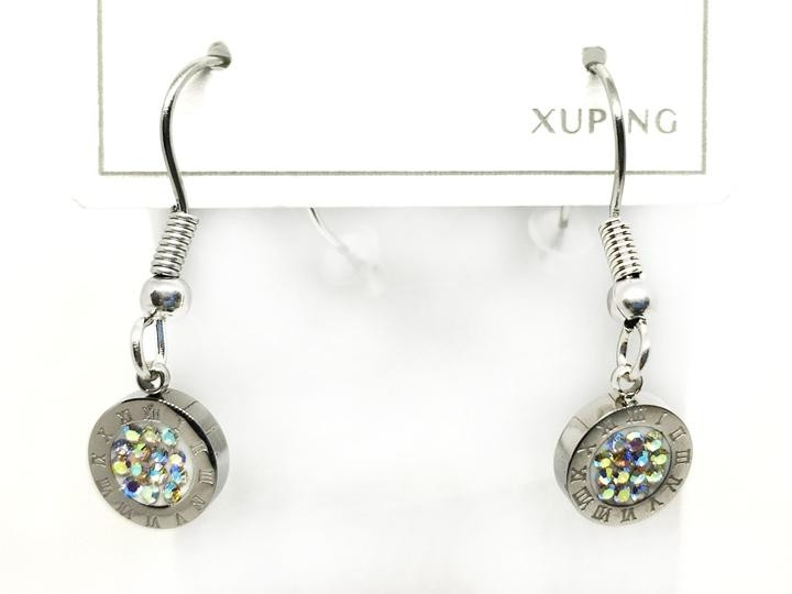 Сережки жіночі зі стразами XuPing, фото 1