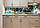 Кухонний фартух вініловий Водоспад тропічний (ПВХ наклейка плівка скіналі для кухні) блакитний 60х200 см, фото 2