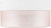 Патчі для повік з екстрактом троянди, 3W Clinic Pink Rose Pink Rose Vitamin Hydrogel Eye Patch, фото 4