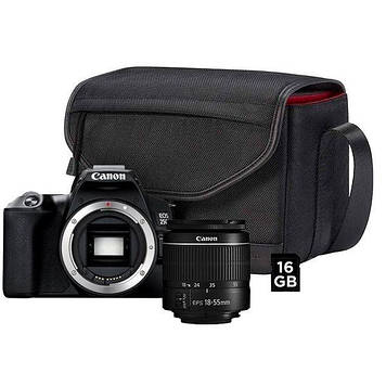 Цифрова камера Canon EOS 250D + 18–55 mm EF-S + SB130 + 16 GB  (3454C010)