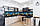 Кухонний фартух самоклеючий Сталеві Глечики (скіналі для кухні наклейка ПВХ) натюрморт блакитний 60х200 см, фото 4