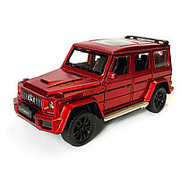 Машинка дитяча металева Mercedes–AMG G 63, мерседес, червоний, Автоексперт, 1:32, звук, світло, інерція, відкриваються двері, фото 3