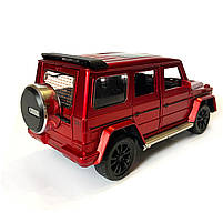 Машинка дитяча металева Mercedes–AMG G 63, мерседес, червоний, Автоексперт, 1:32, звук, світло, інерція, відкриваються двері, фото 6