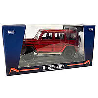 Машинка дитяча металева Mercedes–AMG G 63, мерседес, червоний, Автоексперт, 1:32, звук, світло, інерція, відкриваються двері, фото 7