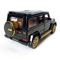 Машинка дитяча металева Mercedes–AMG G 63, мерседес, чорний, Автоексперт, 1:32, звук, світло, інерція, відкриваються двері, фото 4