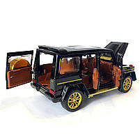 Машинка дитяча металева Mercedes–AMG G 63, мерседес, чорний, Автоексперт, 1:32, звук, світло, інерція, відкриваються двері, фото 6