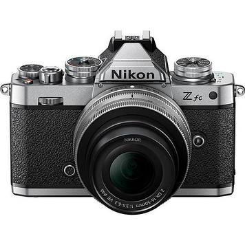 Цифрова камера Nikon Z fc + Z DX 16–50 mm f/3.5–6.3 VR Silver (VOA090K002)