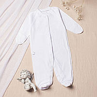 Детский белый человечек для новорожденного 56-62 см