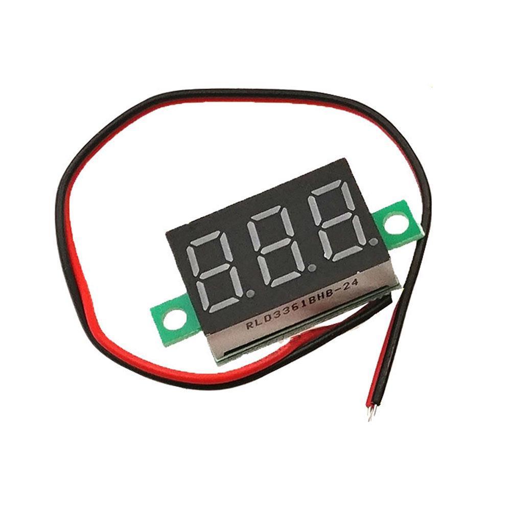 Вольтметр цифровий 2.5V-30V Pro 0.28 ' синій