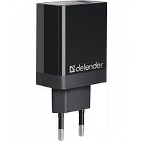 Зарядное устройство для Defender UPA-101 83573 1xUSB 2.1А 18W QC 3.0 черный