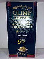 Оливковое масло холодного отжим из греческих оливок OLIMP Black Label. Premium Extra Virgin. Греция. 5 л, ж/б