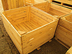 Контейнер дерев'яний для зберігання і транспортування яблук