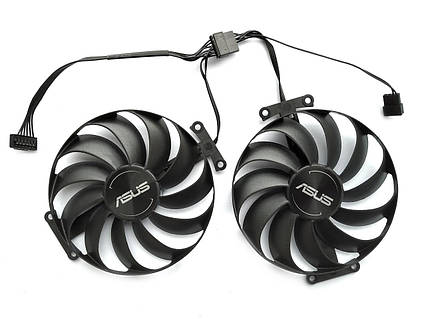 Вентилятор Everflow для видеокарты ASUS T129215SU (CF1010U12S FDC10U12S9-C CF1010U12D) комплект 2 шт (№337.9)