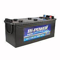 Аккумулятор BI-POWER 140 Ah/12V "1" (+ слева) "3" (+ сверху)