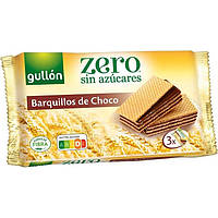 Вафлі без цукру Gullon Diet Nature Barquillos (шоколад), 210г
