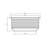 Перехід каналізаційний TA Sewage 110х124, для патрубка, фото 2