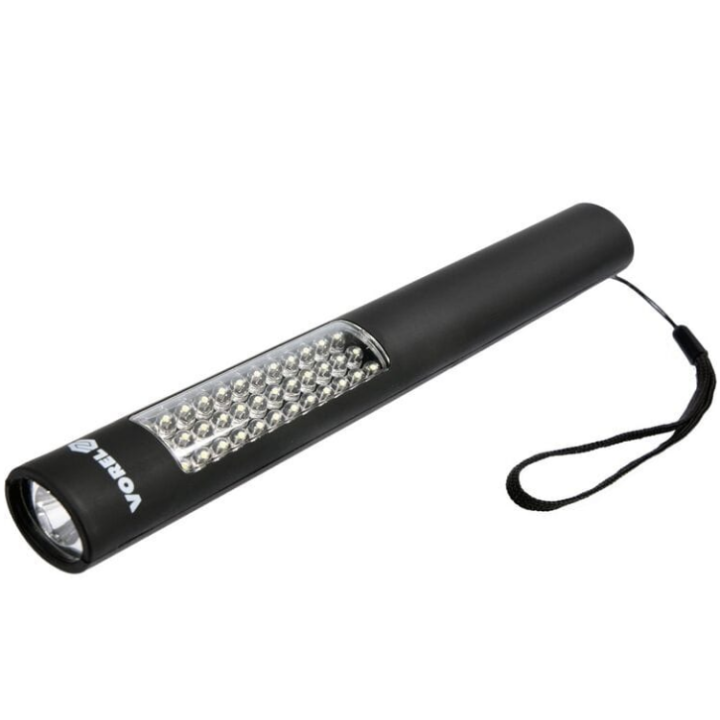 Ліхтар діодний  з режимами  36+1 вперед VOREL батарейковий 4АА-1,5В