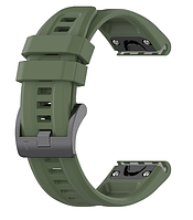 Ремешок CDK Silicone Sport Band Classic 22mm для Garmin Instinct 2 (015189) (green)