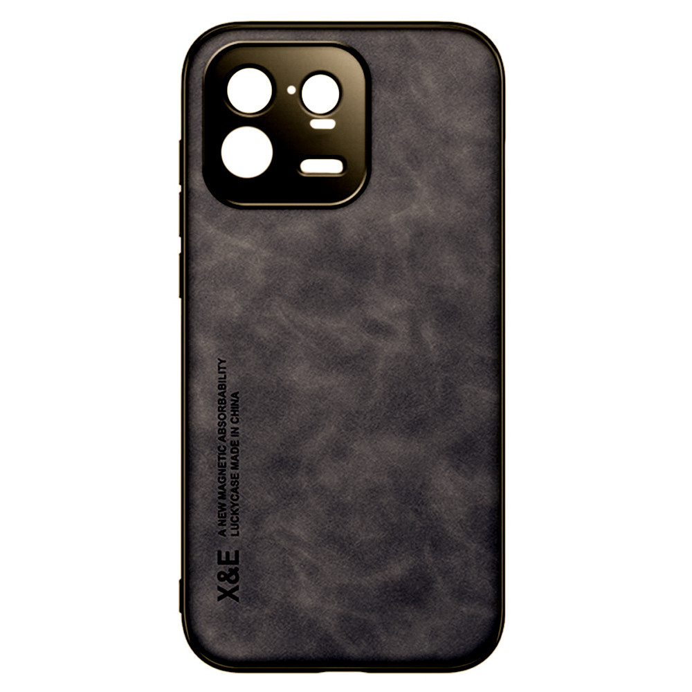 Шкіряний чохол - накладка X&E з металевою вставкою для Xiaomi 13 Pro, фото 1