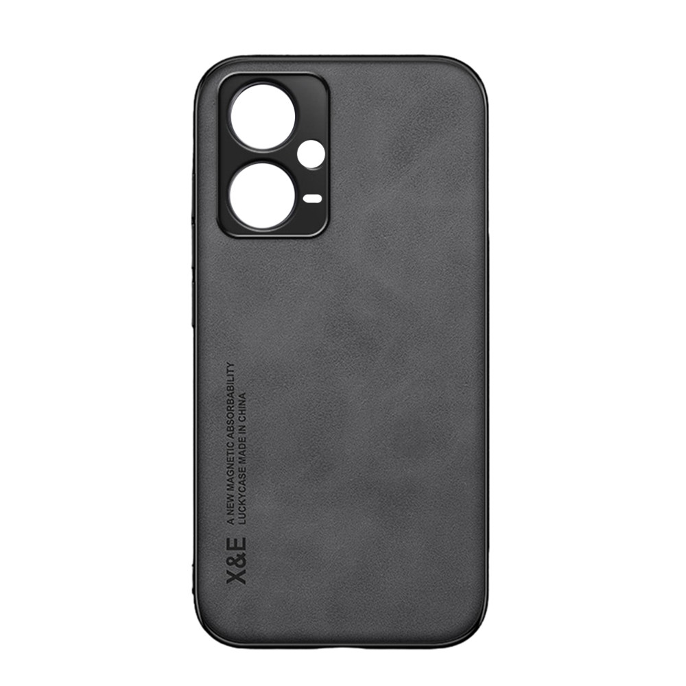 Шкіряний чохол - накладка X&E з металевою вставкою для  Xiaomi Poco X5 / Redmi Note 12 5G, фото 1