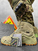 Ботинки армейские замшевые LOWA Zephyr койот Тактические военные ботинки из натуральной замши (DB-14075)