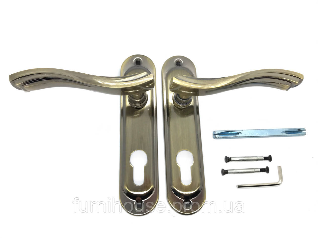 Алюминиевые ручки для межкомнатных дверей на планке 62mm ET 62160 Volna AB UNI-Lock - фото 3 - id-p1755911040
