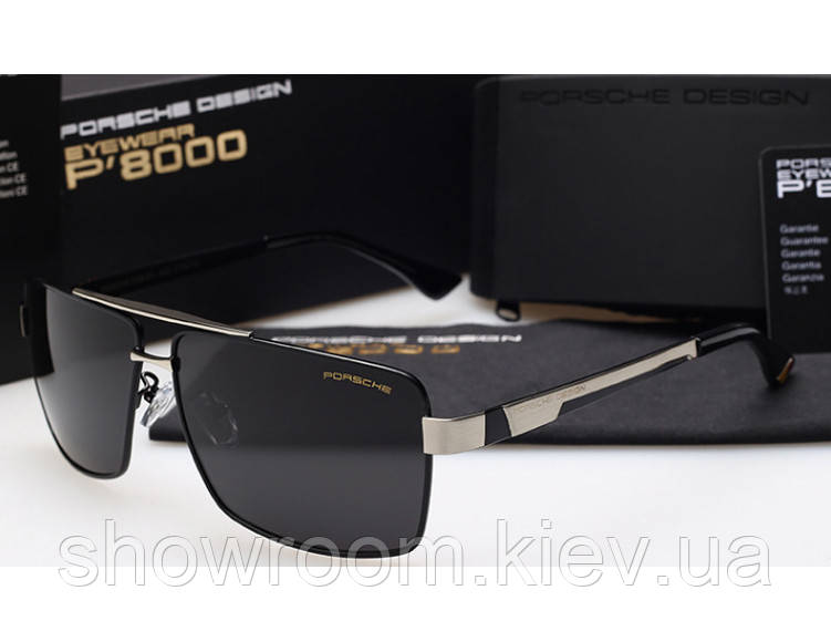 Сонцезахисні окуляри в стилі Porsche Design (p-8712) black