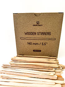 Мішалки дерев'яні в коробці 14 см, 1000 шт/ 1 уп
