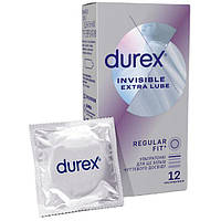 Презервативи Durex Invisible із додатковою змазкою №12