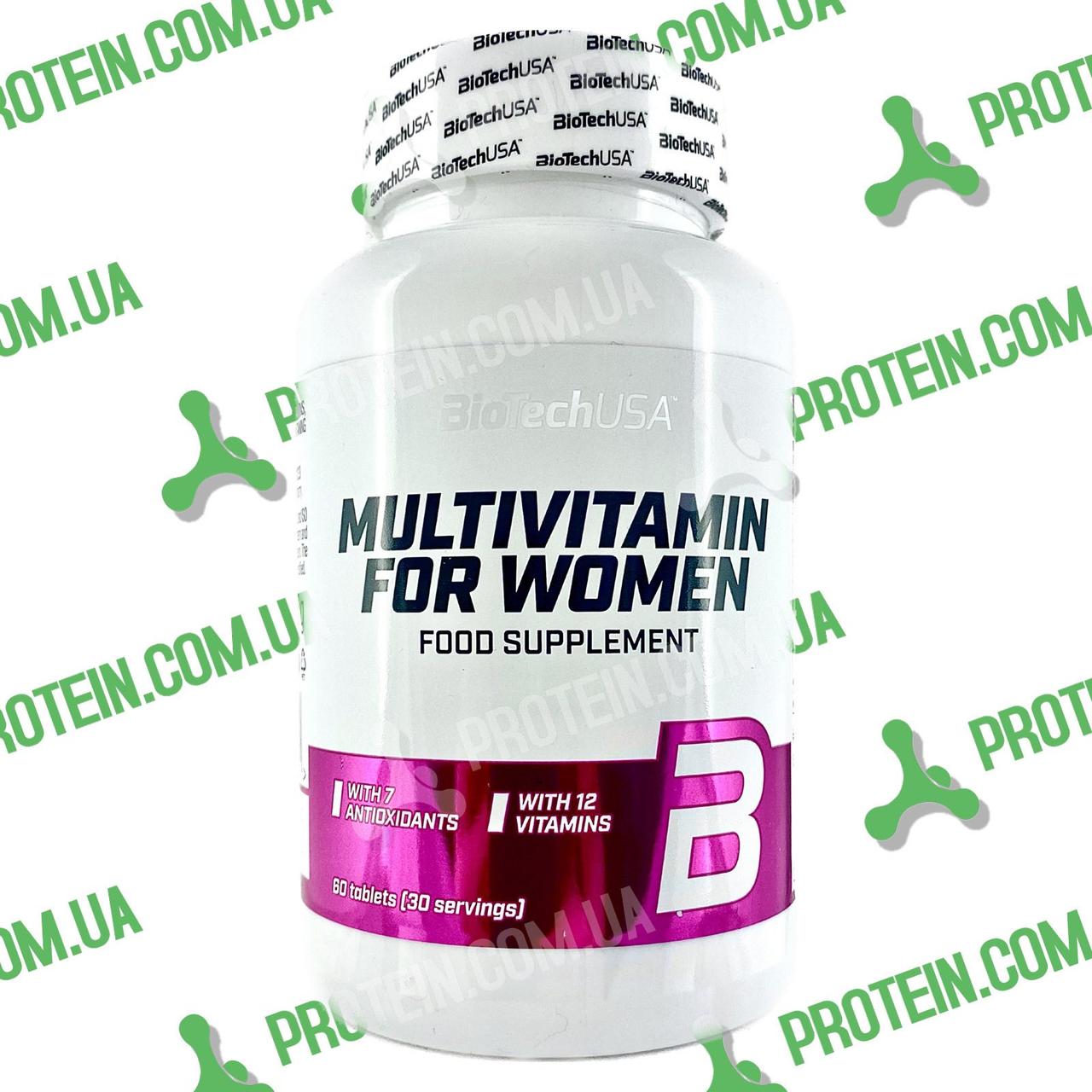 Вітаміни Жіночі BioTech Multivitamin for Women 60 таб, фото 1