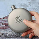 Фляга титанова для алкогольних міцних напоїв HWZBBEN 170 мл з титановими чарками Lixada 2 шт по 35 мл лійка та чохол, фото 8