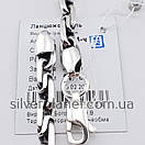 Товстий срібний ланцюжок Якір 65 см - Чоловіча срібна якірна цепочка Біт, фото 9