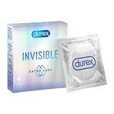 Презервативи Durex Invisible Extra Lube №3